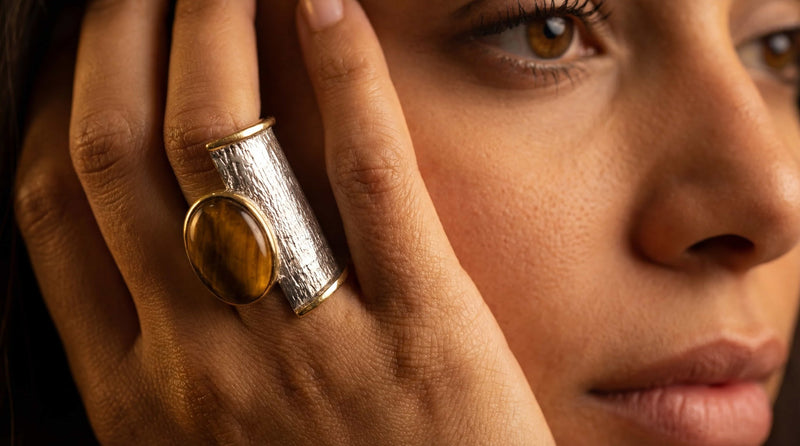 Bin Assaf BA-R-022-1 — Handmade Sterling Silver .925 Ring