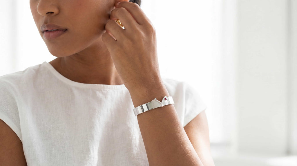 Bin Assaf BA-B-006-1 — Handmade Sterling Silver .925 Bracelet