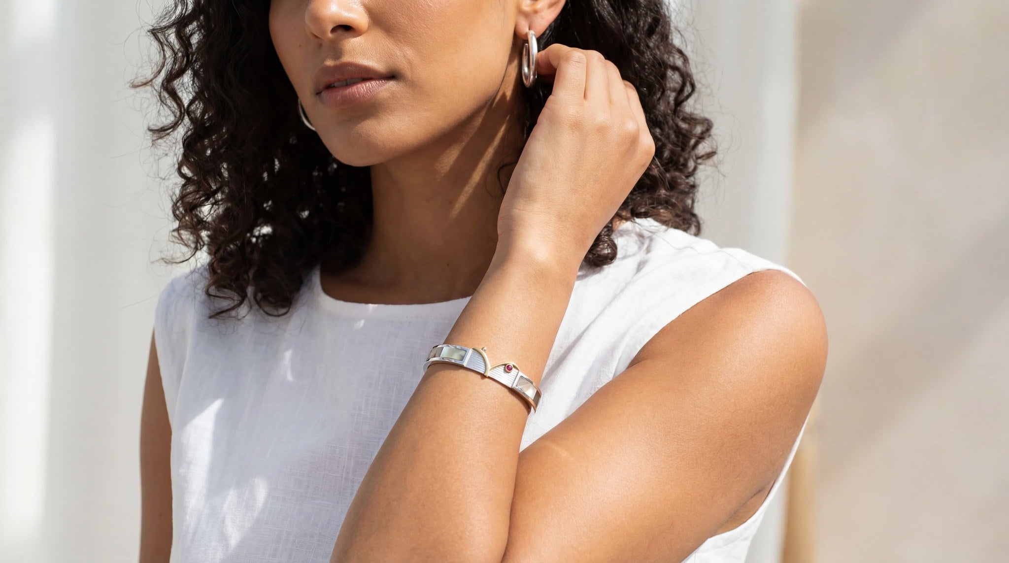 Bin Assaf BA-B-006-1 — Handmade Sterling Silver .925 Bracelet
