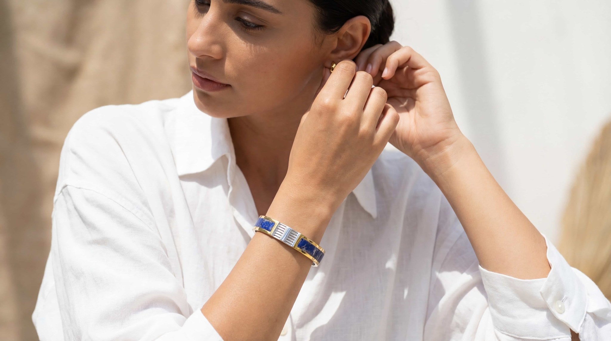 Bin Assaf BA-B-008-1 — Handmade Sterling Silver .925 Bracelet