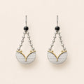 Bin Assaf Bin Assaf Logo — Handmade Sterling Silver .925 Earrings