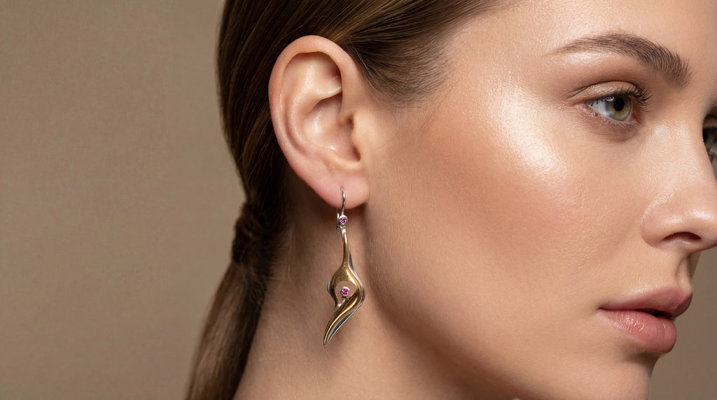 Bin Assaf BA-E-003 — Handmade Sterling Silver .925 Earrings