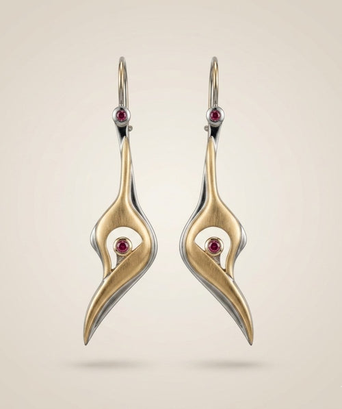 Bin Assaf BA-E-003 — Handmade Sterling Silver .925 Earrings