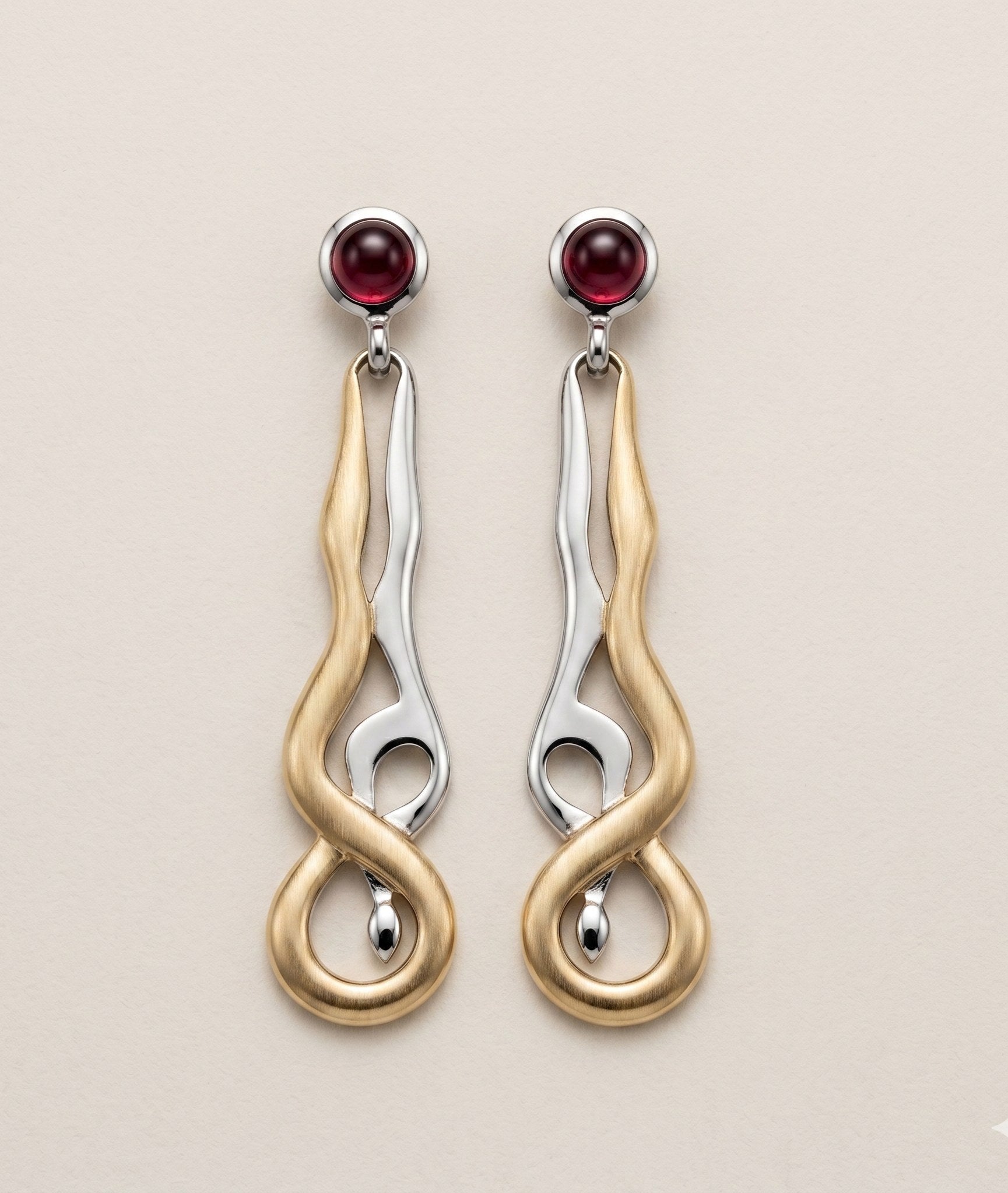 Bin Assaf BA-E-004-1 — Handmade Sterling Silver .925 Earrings