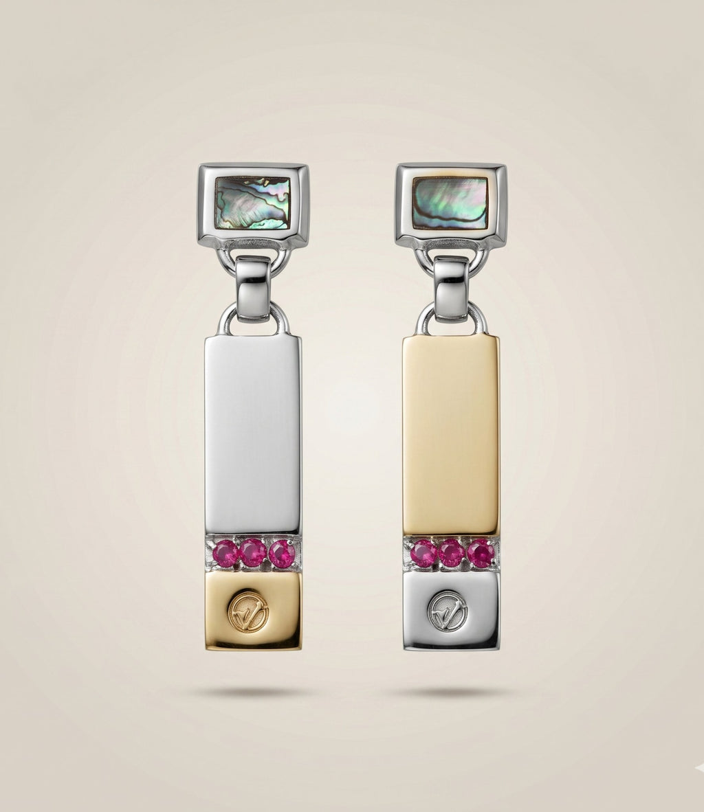 Bin Assaf BA-E-007-1 — Handmade Sterling Silver .925 Earrings