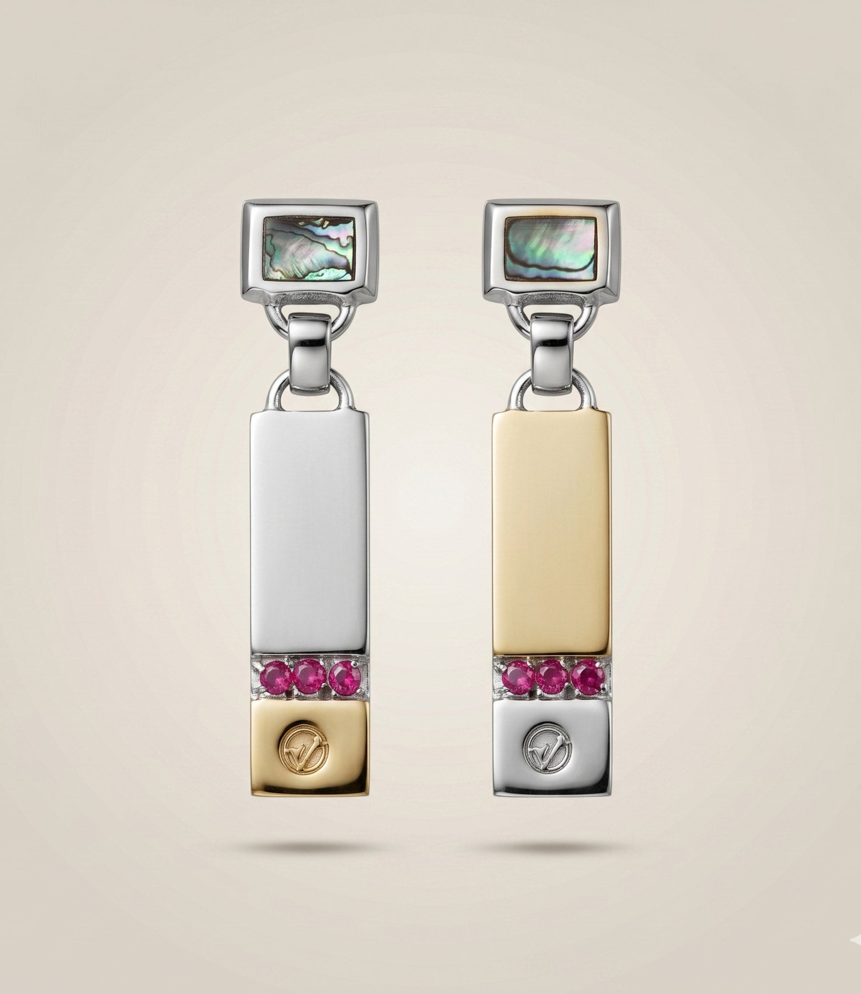 Bin Assaf BA-E-007-1 — Handmade Sterling Silver .925 Earrings