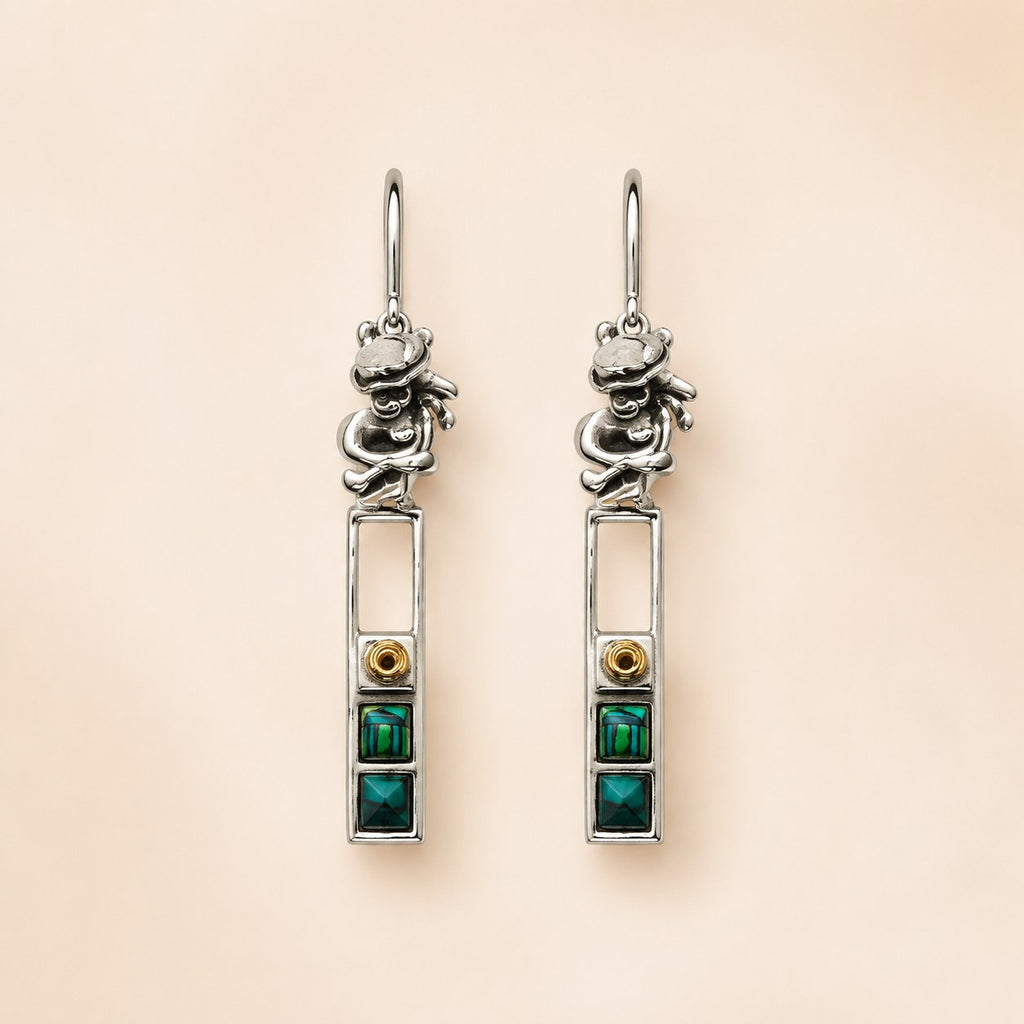 Bin Assaf BA-E-009 — Handmade Sterling Silver .925 Earrings