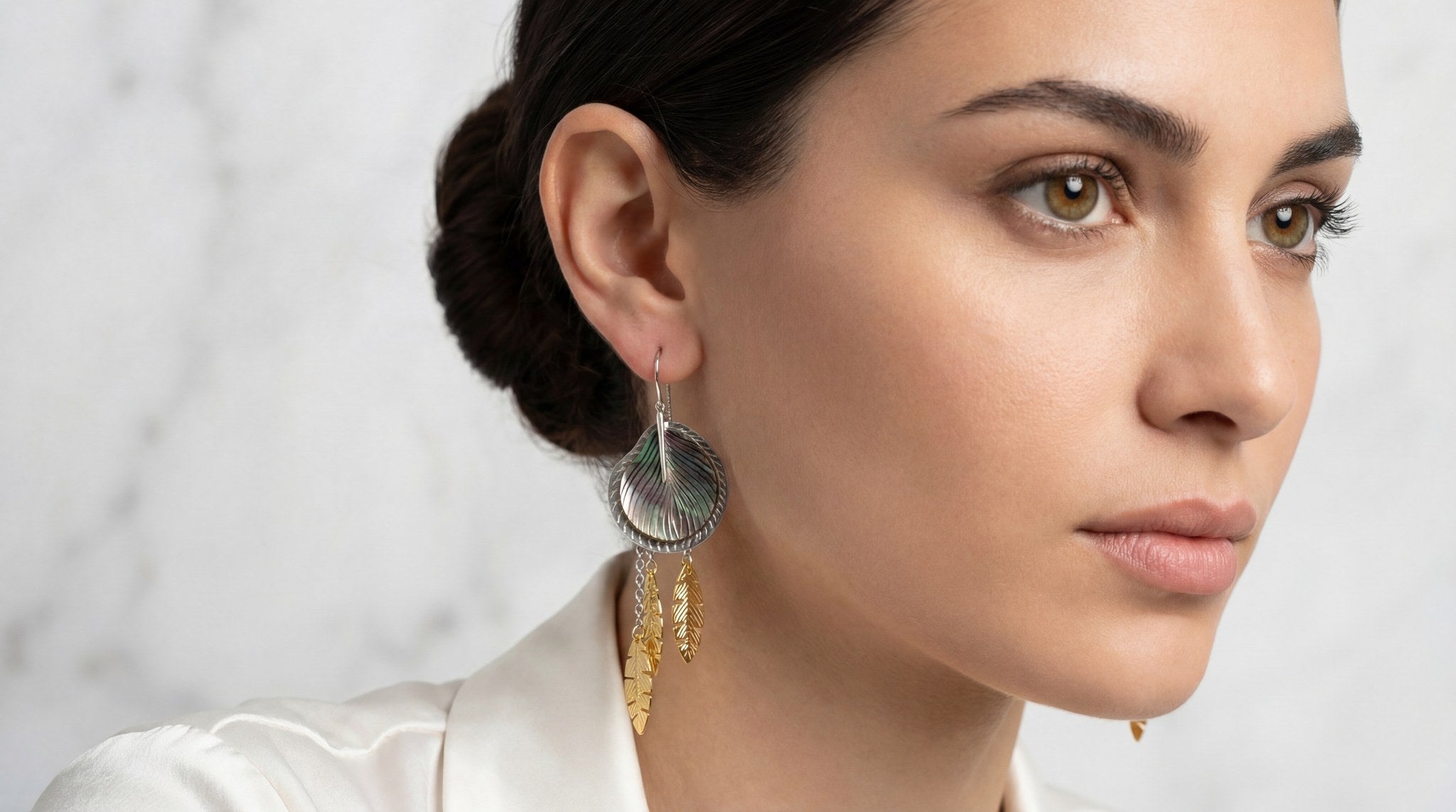 Bin Assaf BA-E-016-1 — Handmade Sterling Silver .925 Earrings