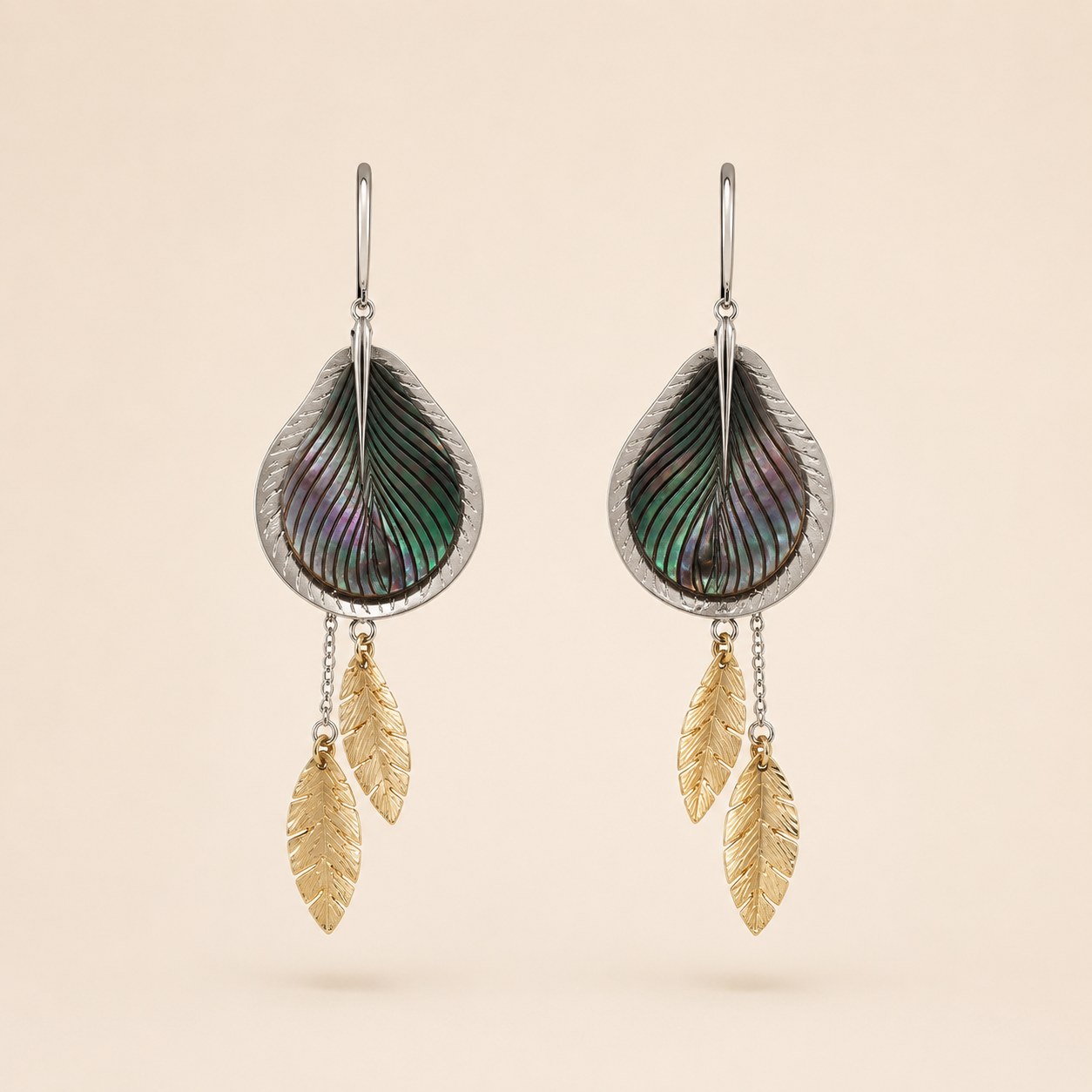 Bin Assaf BA-E-016-1 — Handmade Sterling Silver .925 Earrings