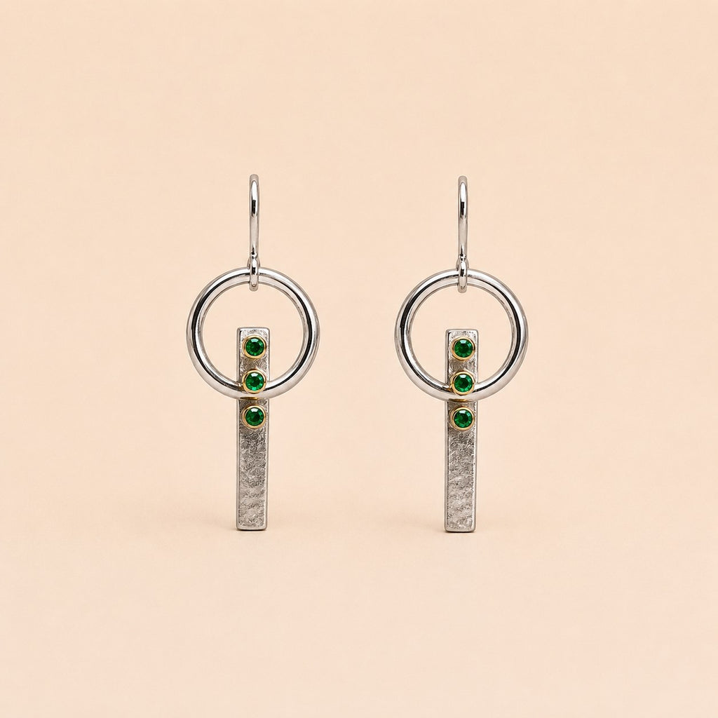 Bin Assaf BA-E-020 — Handmade Sterling Silver .925 Earrings