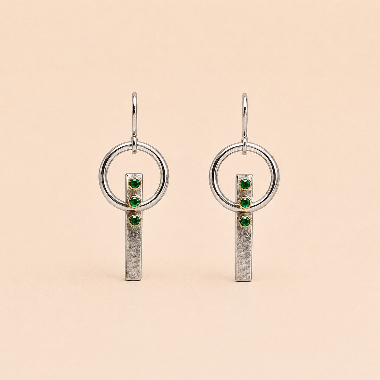 Bin Assaf BA-E-020 — Handmade Sterling Silver .925 Earrings
