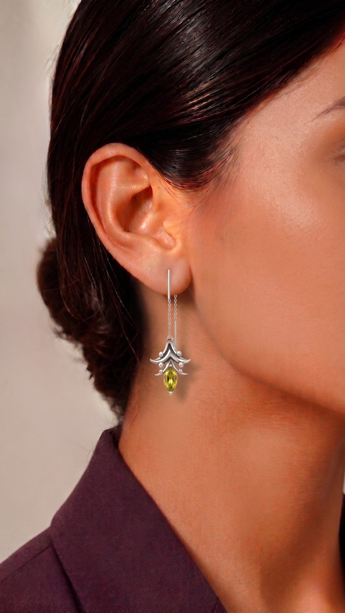 Bin Assaf BA-E-024-1 — Handmade Sterling Silver .925 Earrings