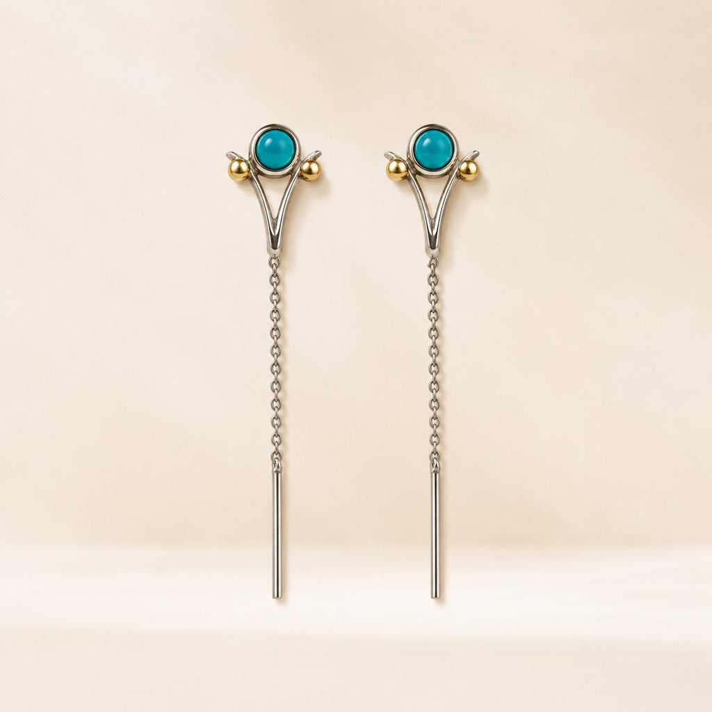 Bin Assaf Bin Assaf Logo — Handmade Sterling Silver .925 Earrings