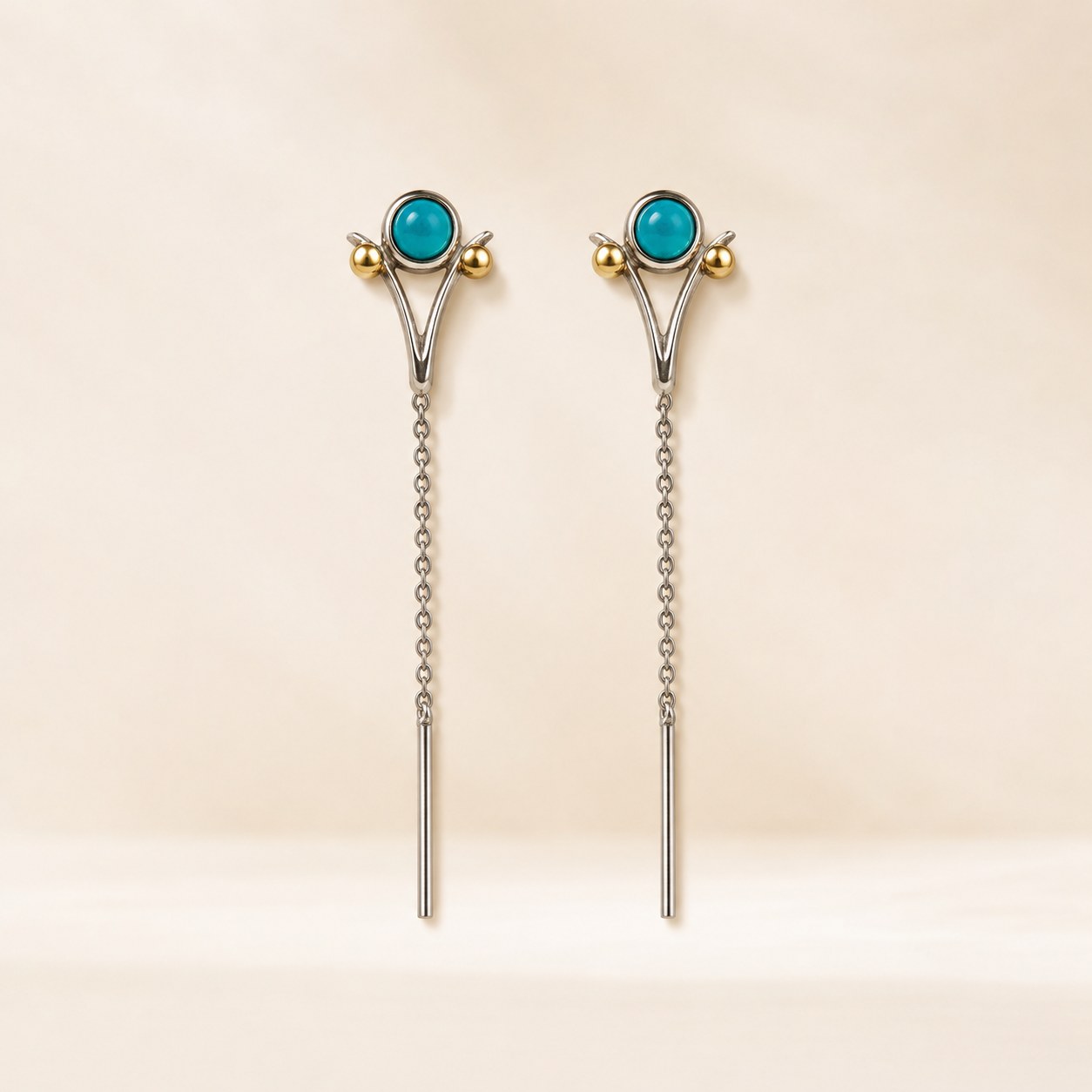 Bin Assaf Bin Assaf Logo — Handmade Sterling Silver .925 Earrings