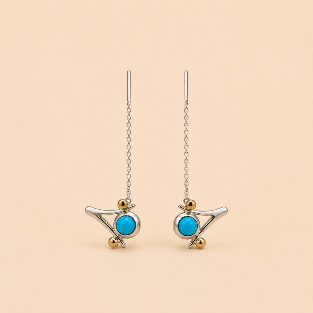 Bin Assaf Bin Assaf Logo — Handmade Sterling Silver .925 Earrings