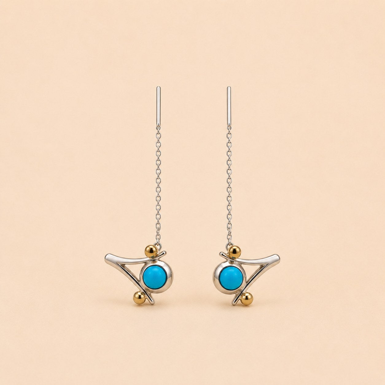 Bin Assaf Bin Assaf Logo — Handmade Sterling Silver .925 Earrings