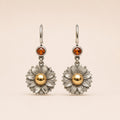 Bin Assaf Van Gogh Rose — Handmade Sterling Silver .925 Earrings