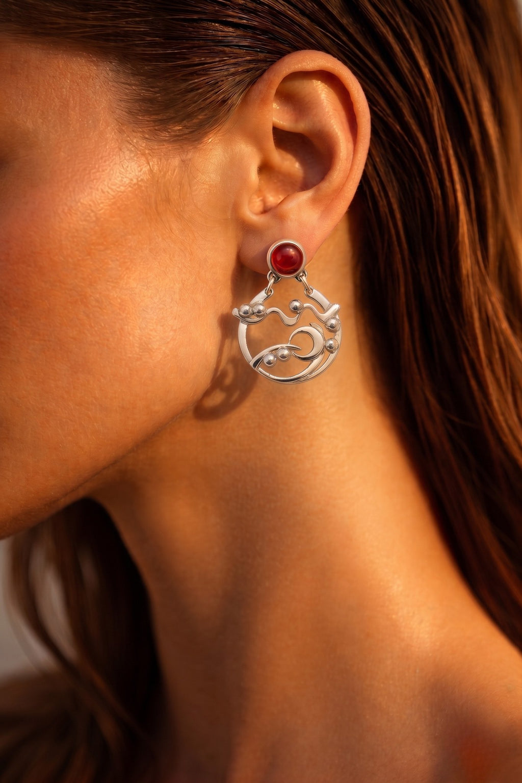 Bin Assaf Bint Abouya — Handmade Sterling Silver .925 Earrings