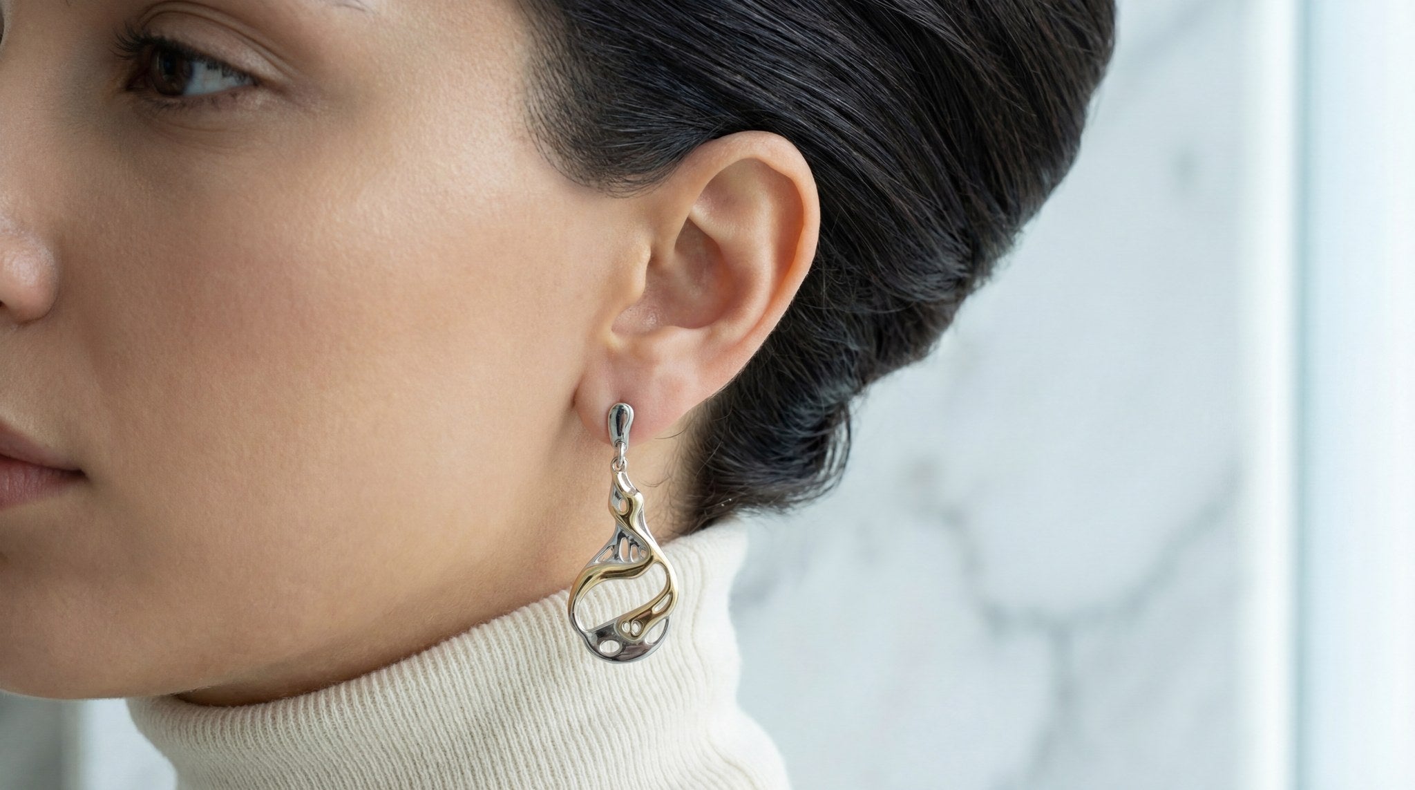 Bin Assaf BA-E-036 — Handmade Sterling Silver .925 Earrings