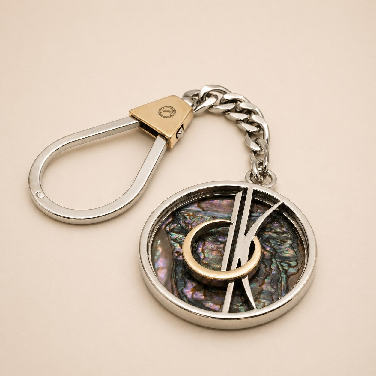 Bin Assaf Allah Medallion — Handmade Sterling Silver .925 Keychain