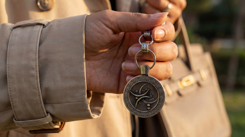 Bin Assaf BA-K-004 — Handmade Sterling Silver .925 Keychain