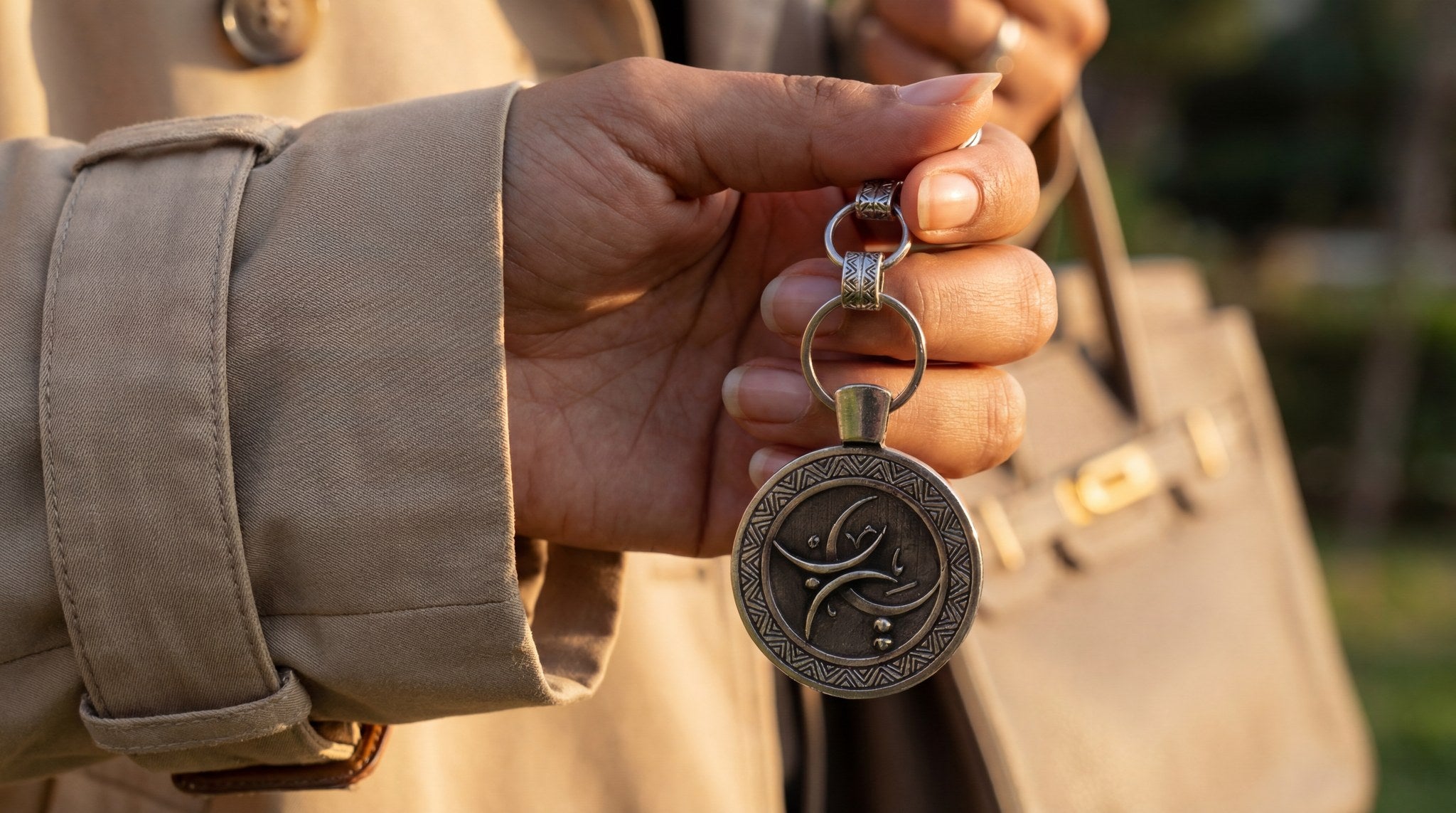 Bin Assaf BA-K-004 — Handmade Sterling Silver .925 Keychain