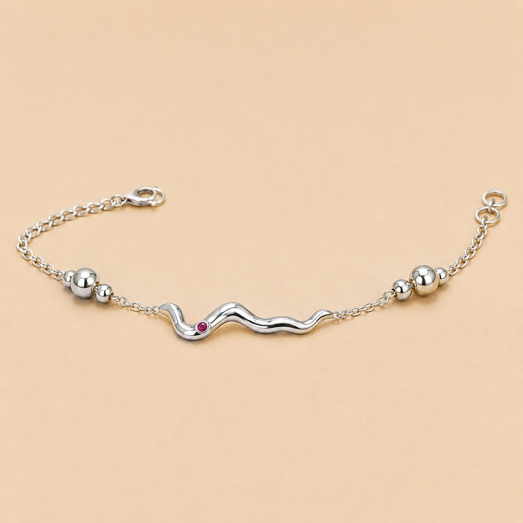 Bin Assaf BA-L-004 — Handmade Sterling Silver .925 Link Bracelet