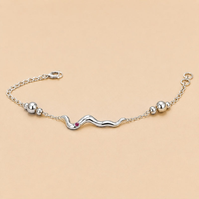 Bin Assaf BA-L-004 — Handmade Sterling Silver .925 Link Bracelet