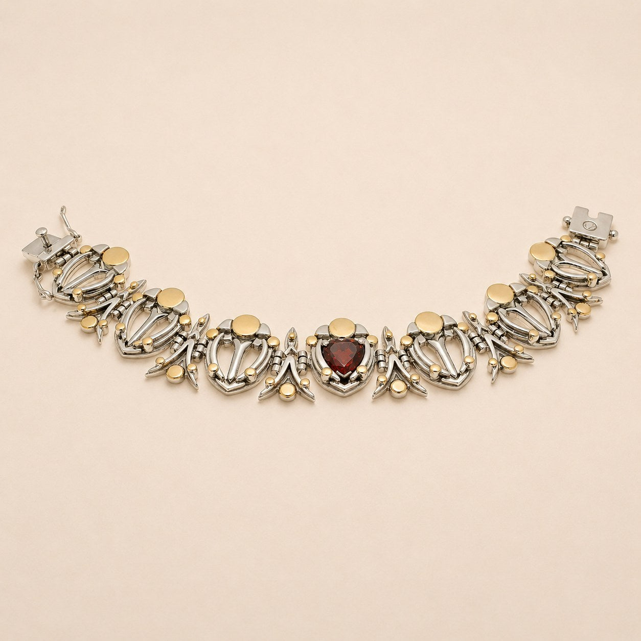 Bin Assaf Al Gaaran — Handmade Sterling Silver .925 Link Bracelet