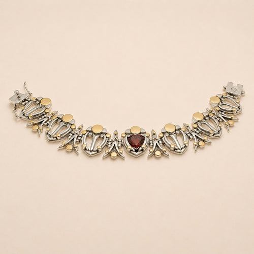 Bin Assaf Al Gaaran — Handmade Sterling Silver .925 Link Bracelet