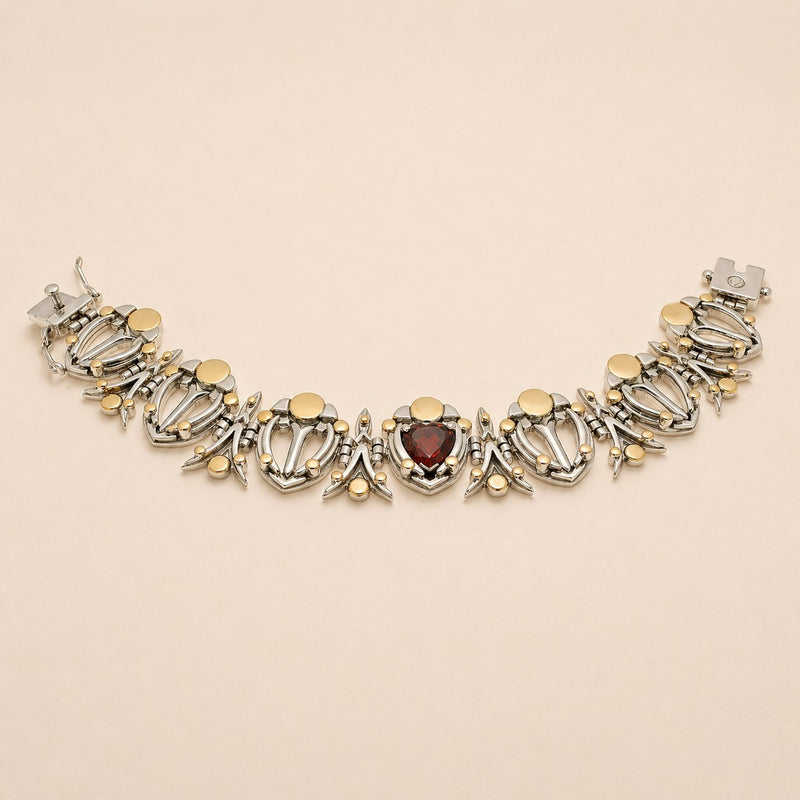Bin Assaf Al Gaaran — Handmade Sterling Silver .925 Link Bracelet