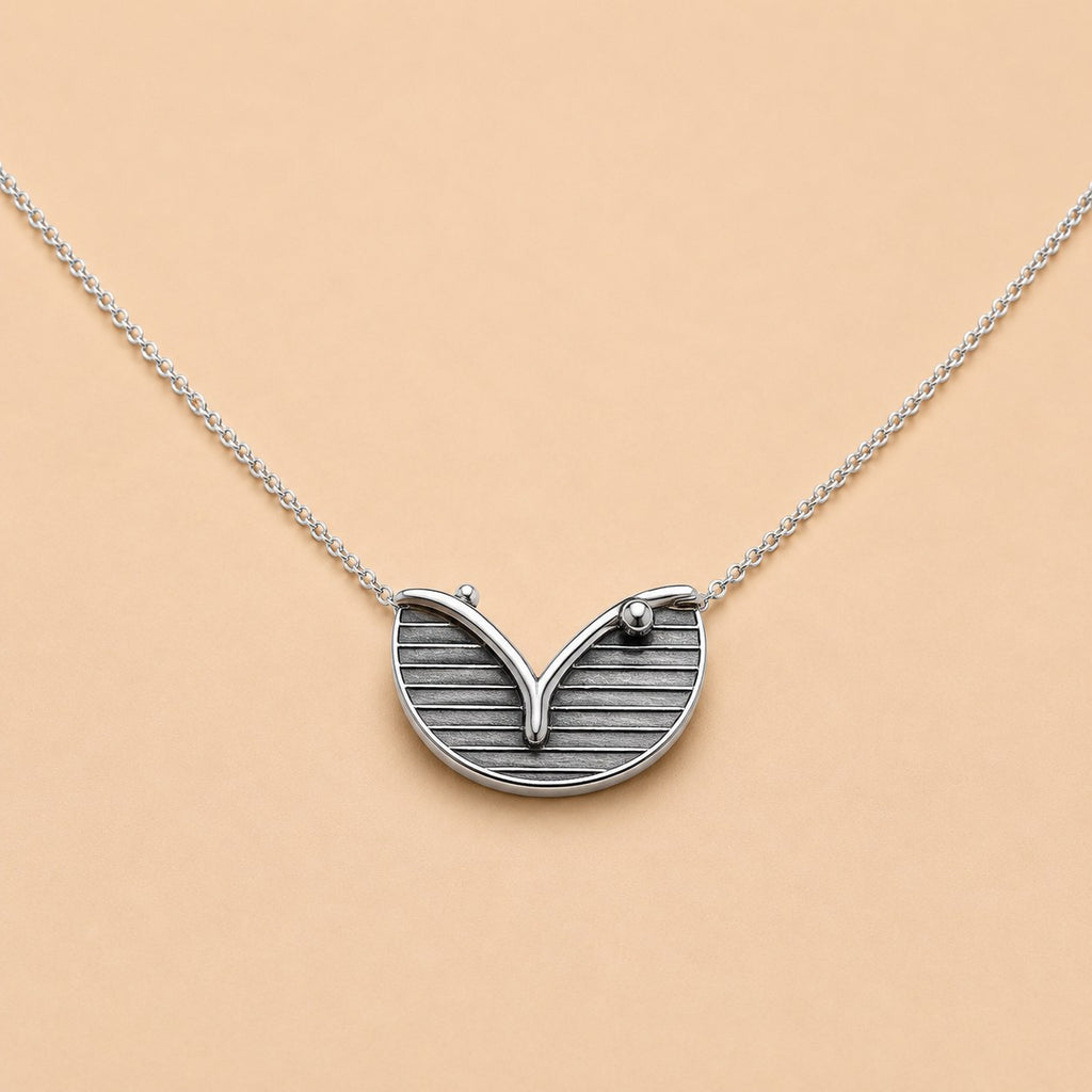 Bin Assaf Bin Assaf Logo — Handmade Sterling Silver .925 Pendant