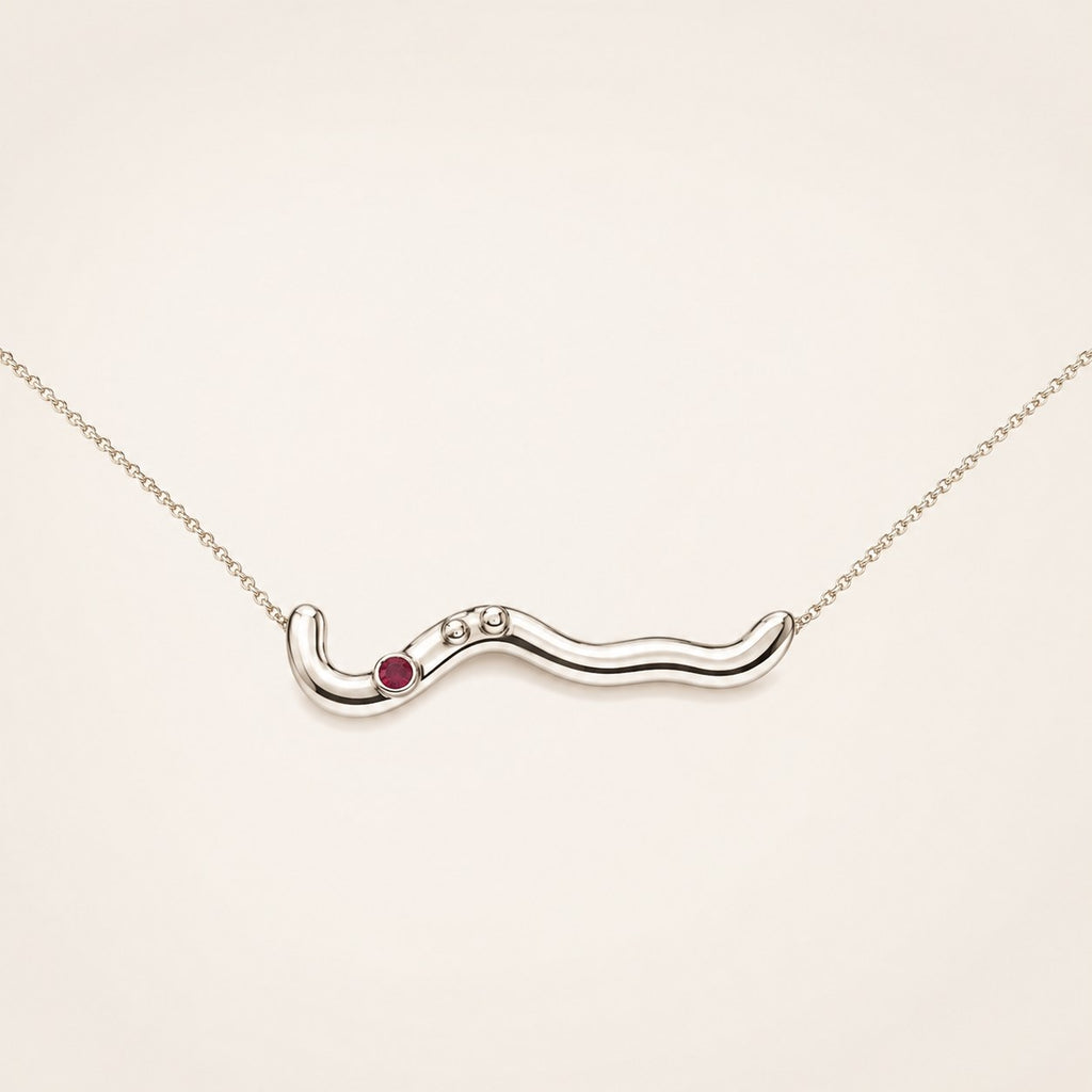Bin Assaf small — Handmade Sterling Silver .925 Pendant