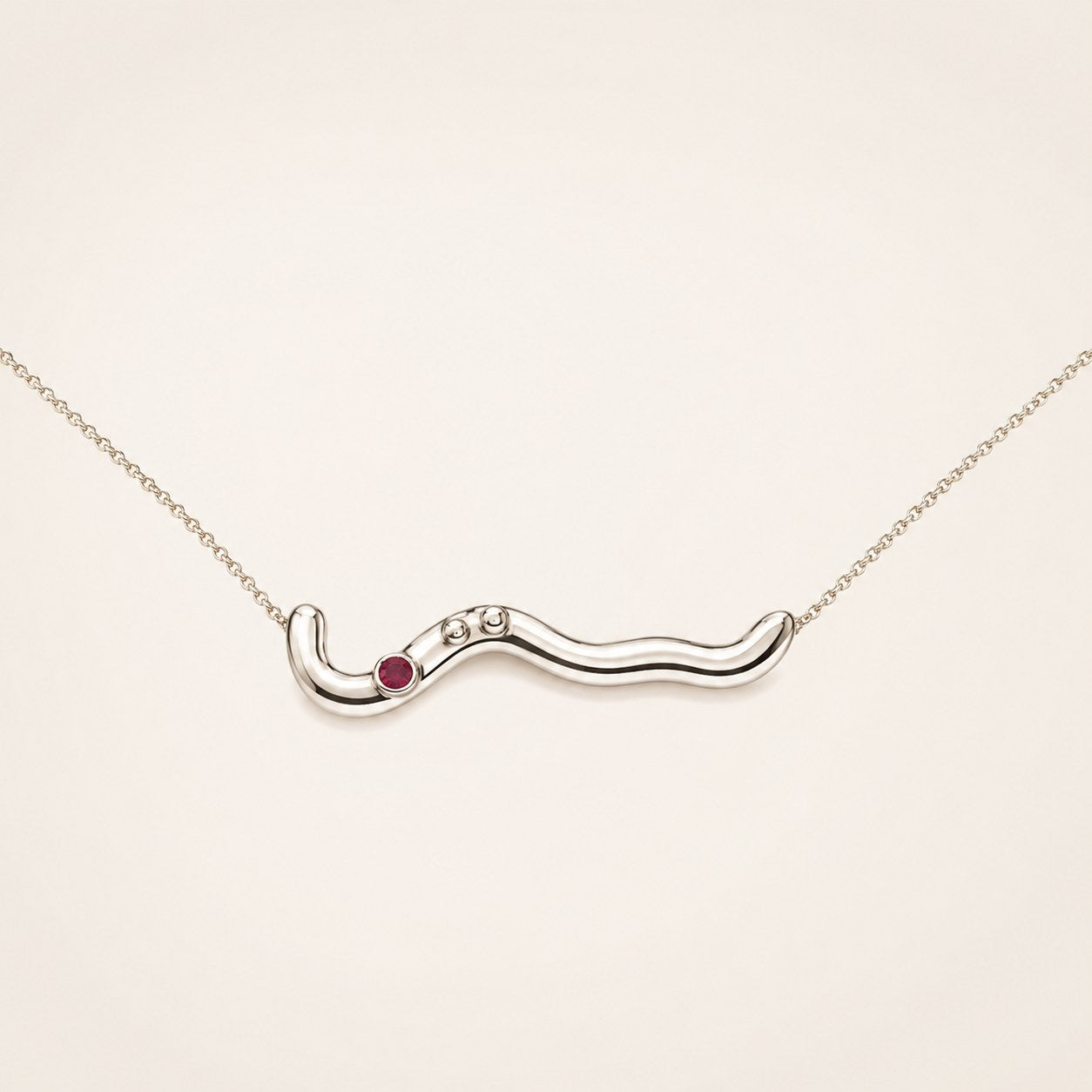 Bin Assaf small — Handmade Sterling Silver .925 Pendant