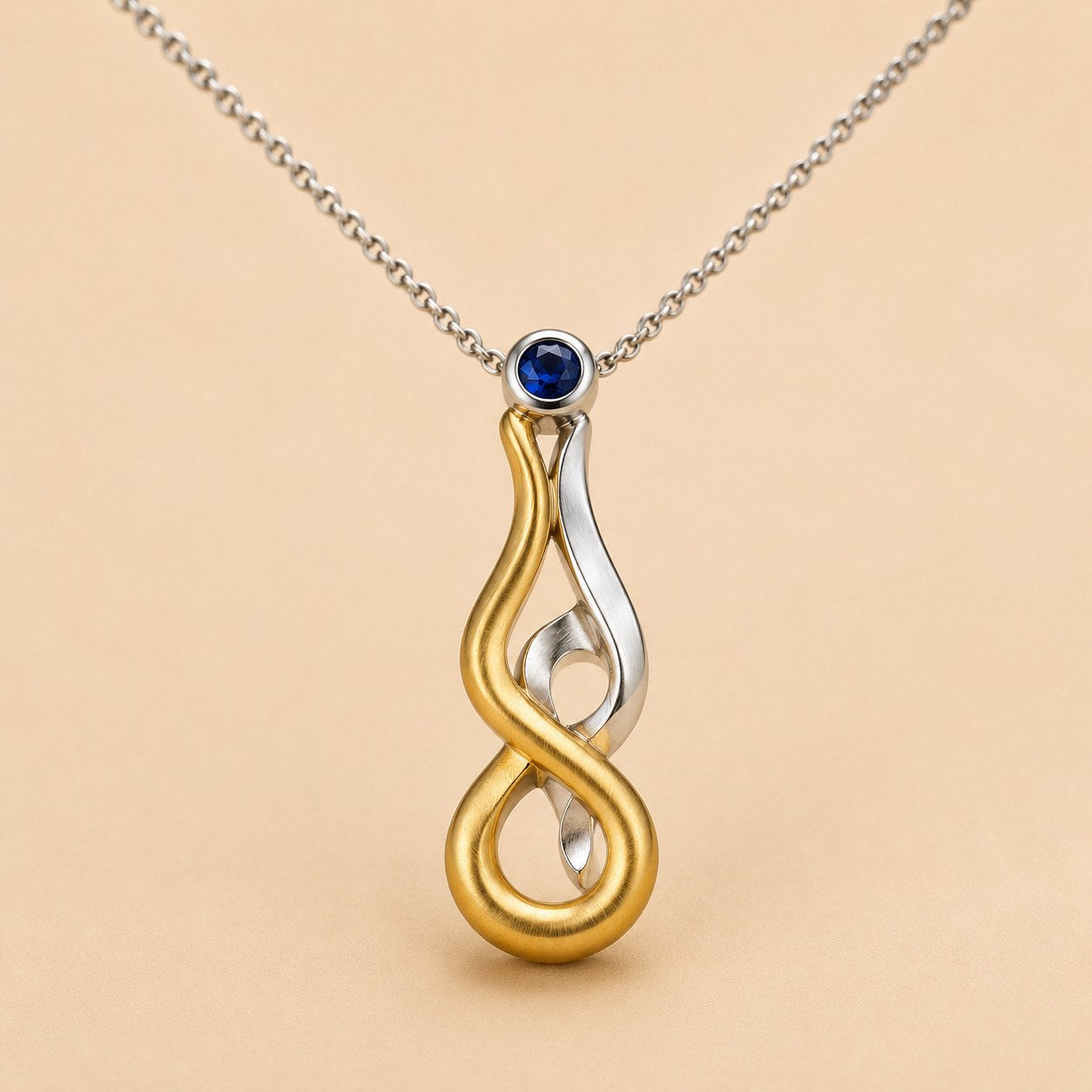 Bin Assaf small — Handmade Sterling Silver .925 Pendant