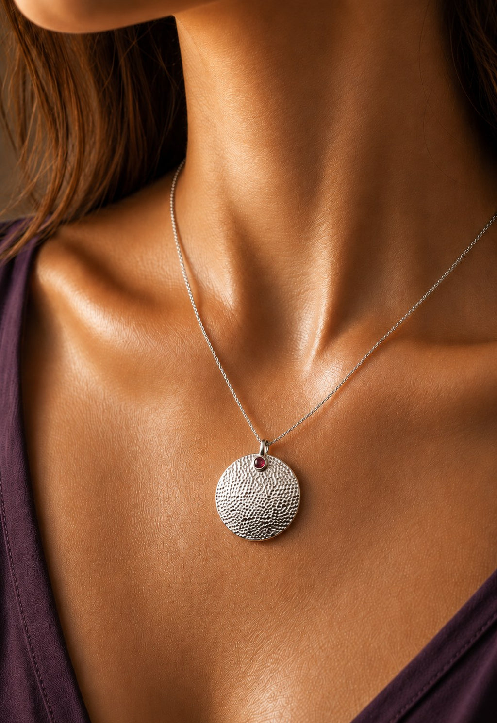 Bin Assaf BA-P-008-1 — Handmade Sterling Silver .925 Pendant