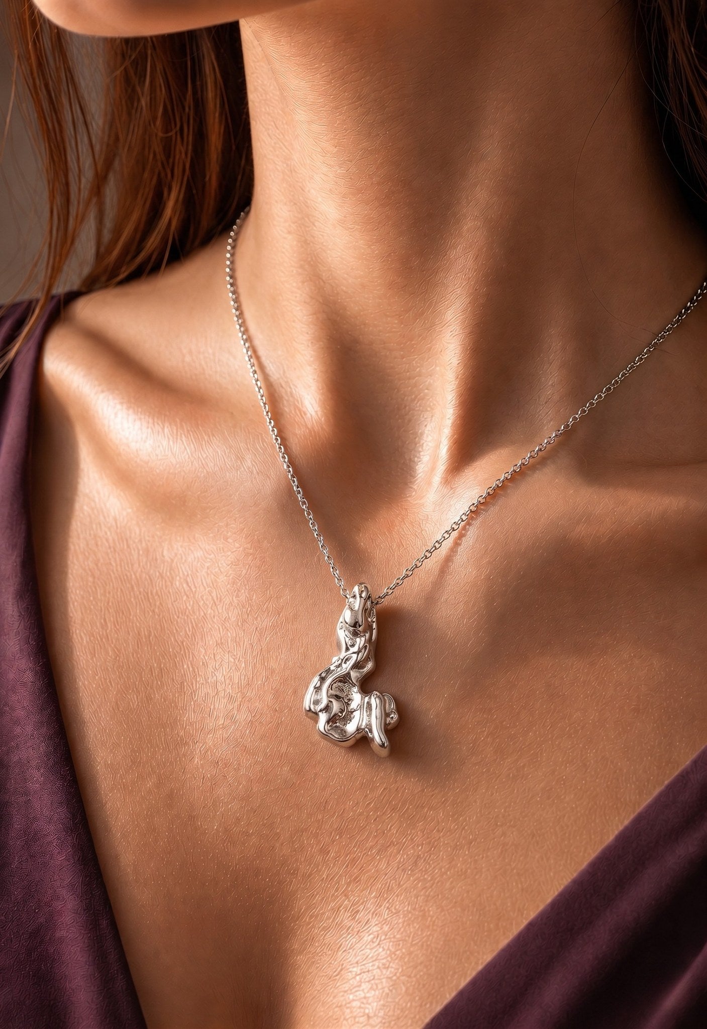 Bin Assaf BA-P-010-1 — Handmade Sterling Silver .925 Pendant