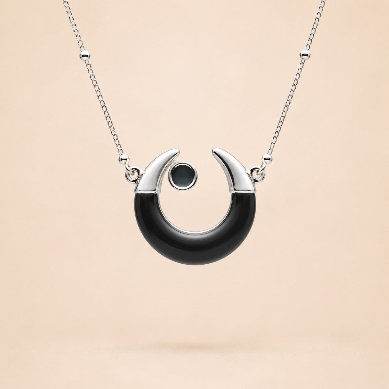 Bin Assaf Letter N — Handmade Sterling Silver .925 Pendant