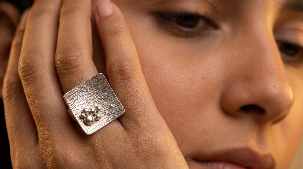 Bin Assaf BA-R-008-1 — Handmade Sterling Silver .925 Ring