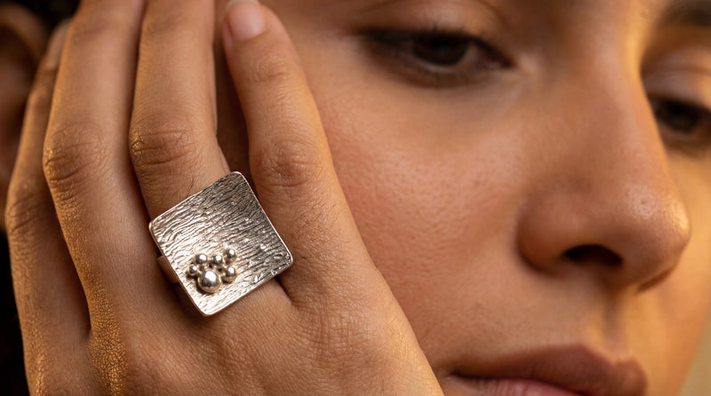 Bin Assaf BA-R-008-1 — Handmade Sterling Silver .925 Ring
