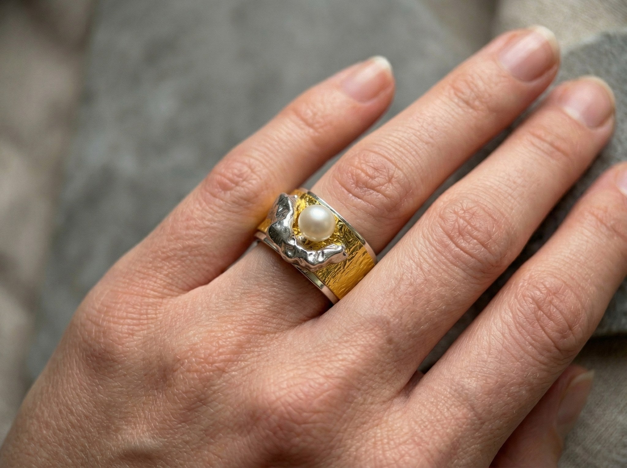 Bin Assaf Pure — Handmade Sterling Silver .925 Ring