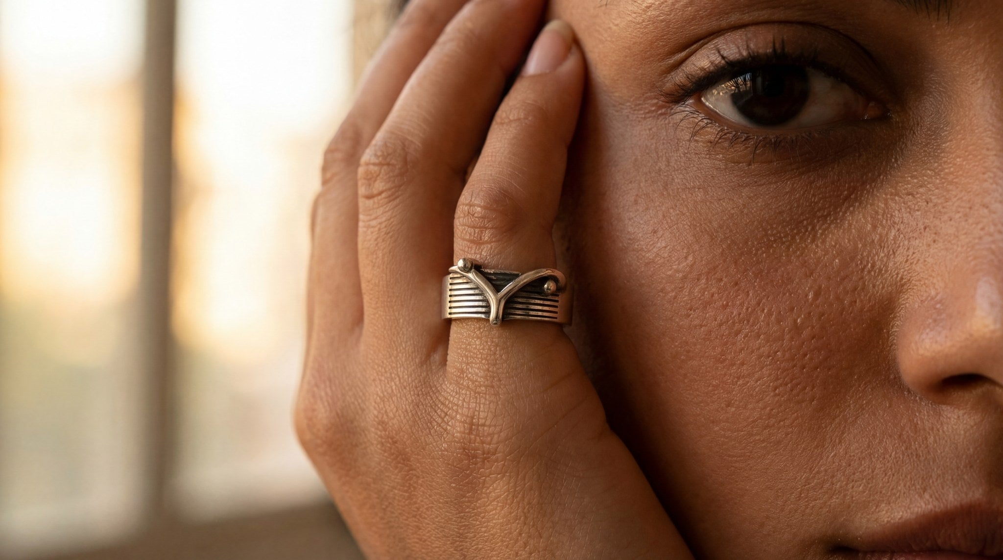 Bin Assaf Bin Assaf Logo — Handmade Sterling Silver .925 Ring