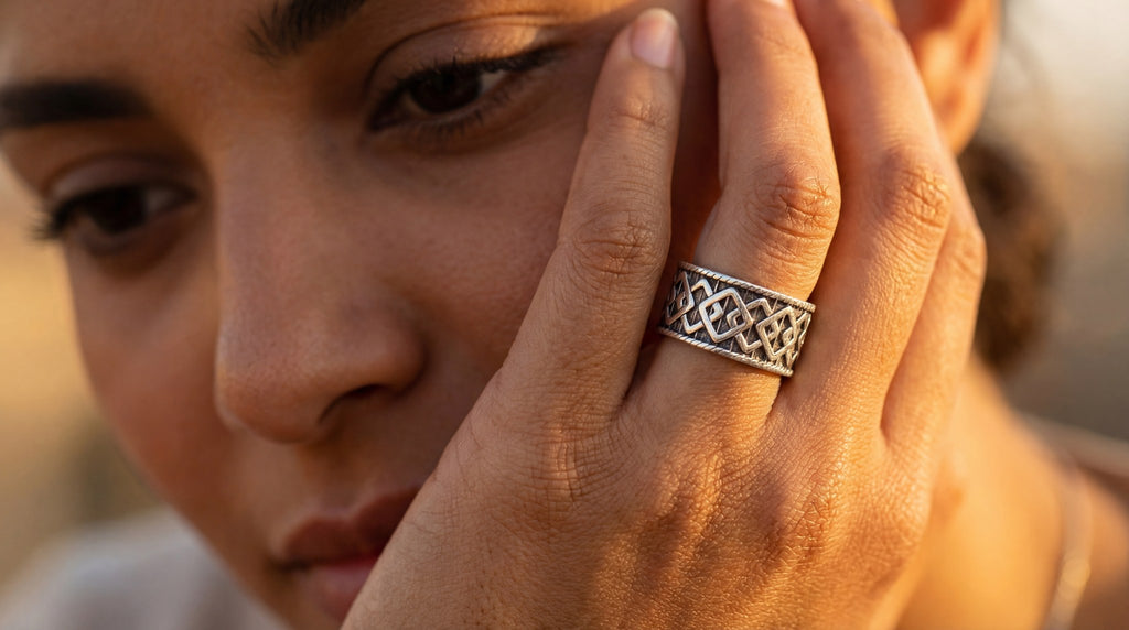 Bin Assaf BA-R-017-1 — Handmade Sterling Silver .925 Ring