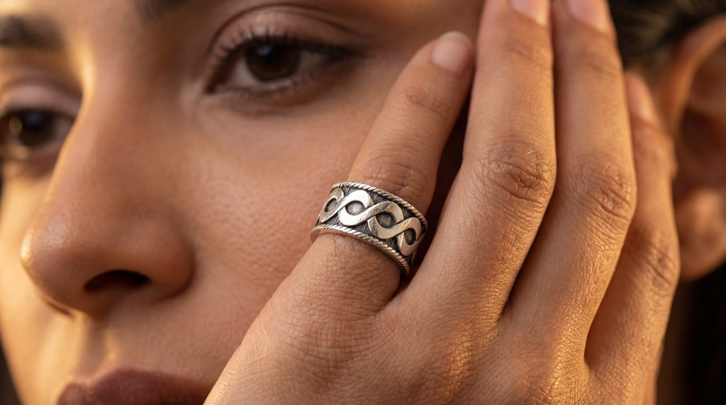 Bin Assaf BA-R-018-1 — Handmade Sterling Silver .925 Ring