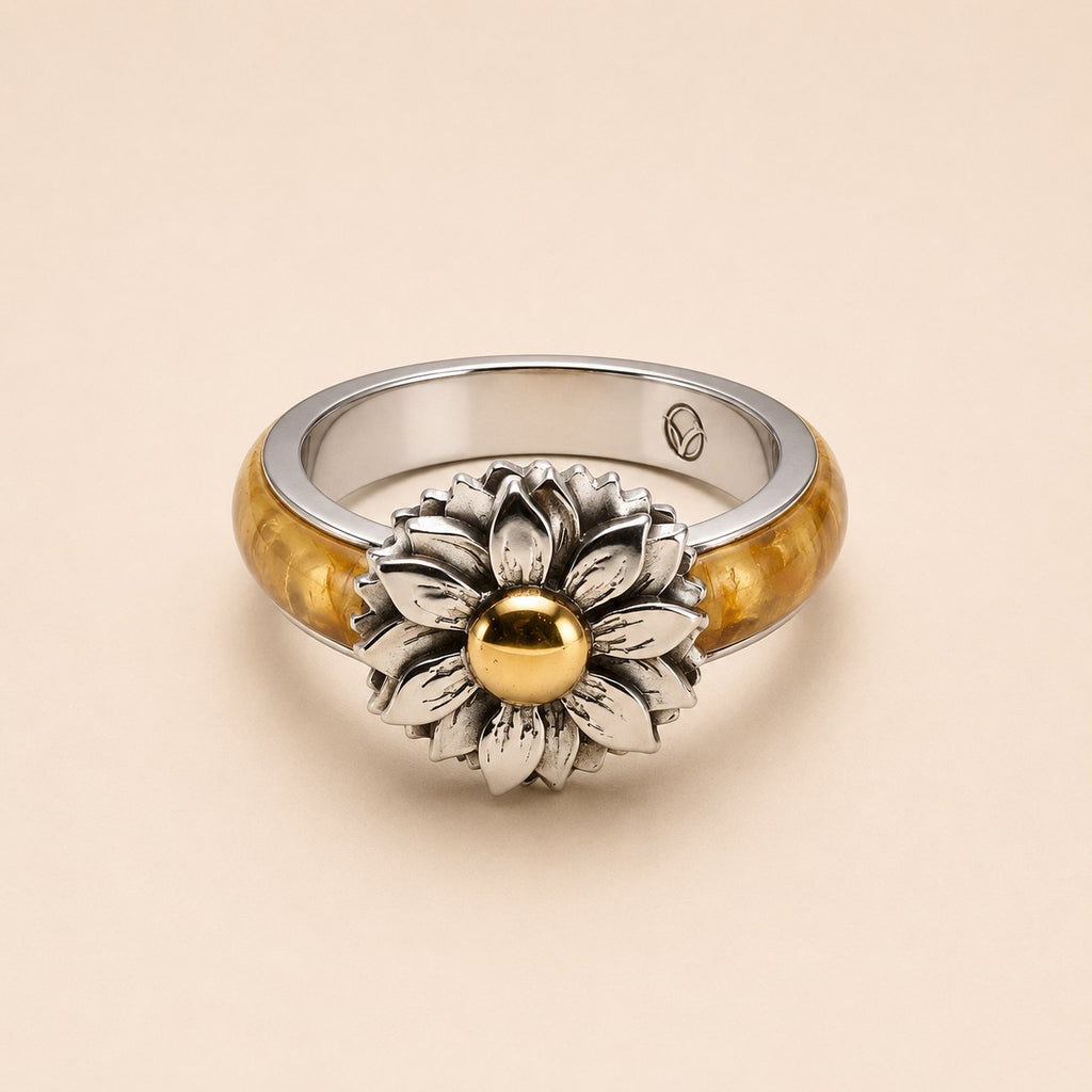 Bin Assaf Van Gogh Rose — Handmade Sterling Silver .925 Ring