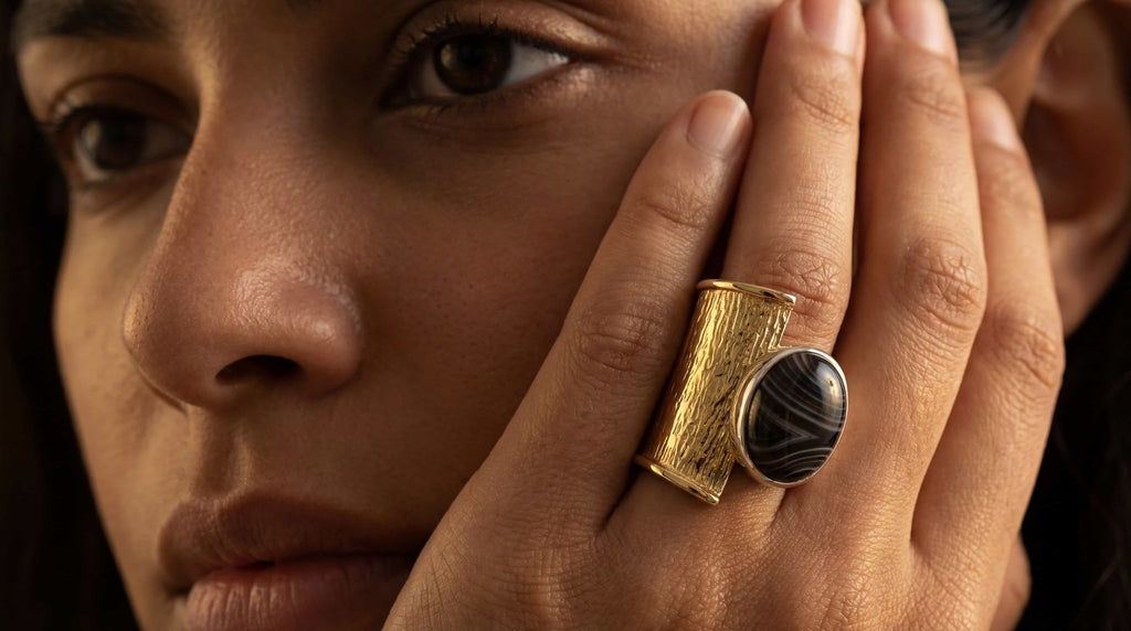Bin Assaf BA-R-022-1 — Handmade Sterling Silver .925 Ring