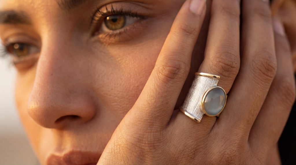 Bin Assaf BA-R-022-1 — Handmade Sterling Silver .925 Ring