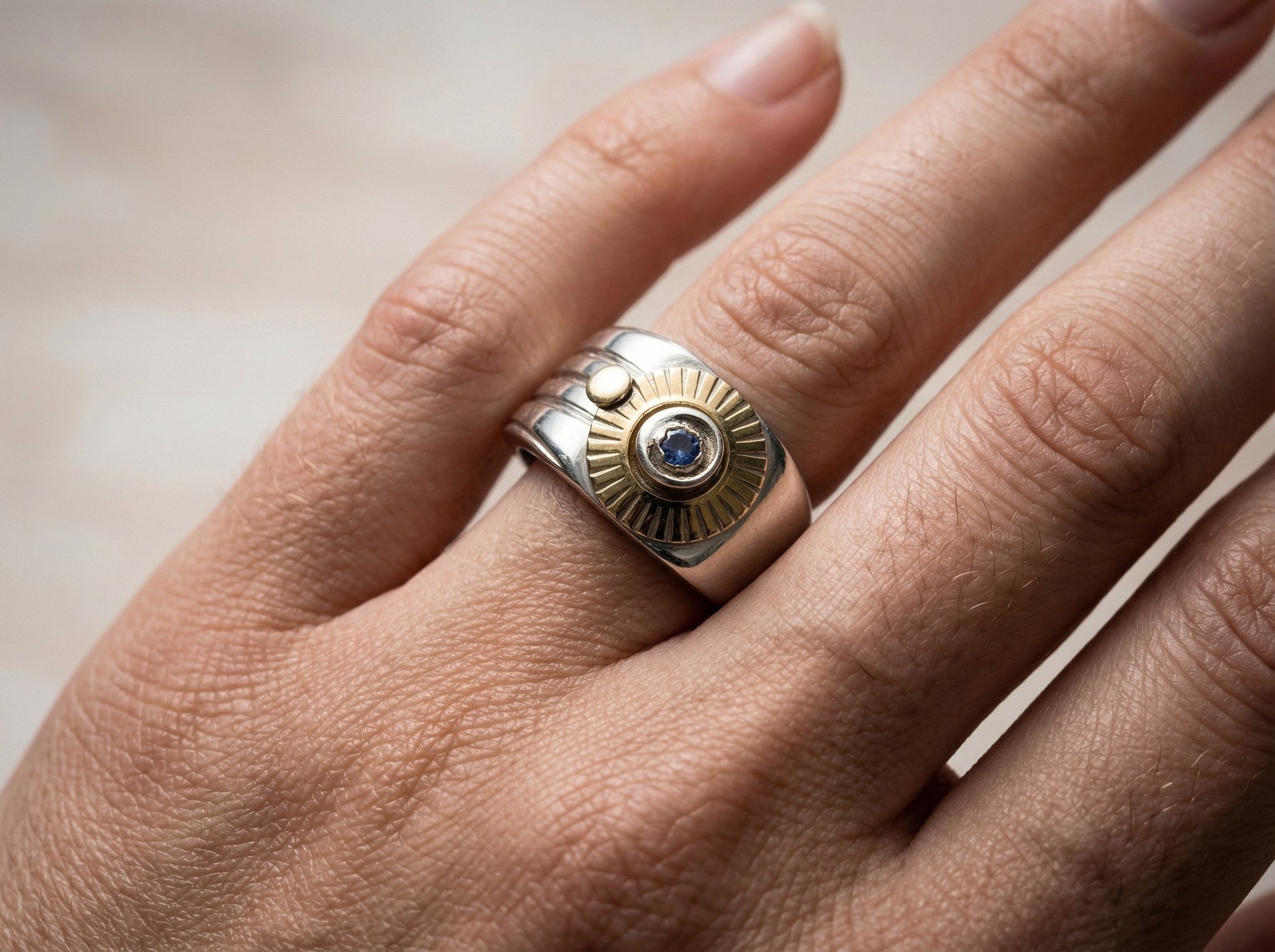 Bin Assaf BA-R-026 — Handmade Sterling Silver .925 Ring