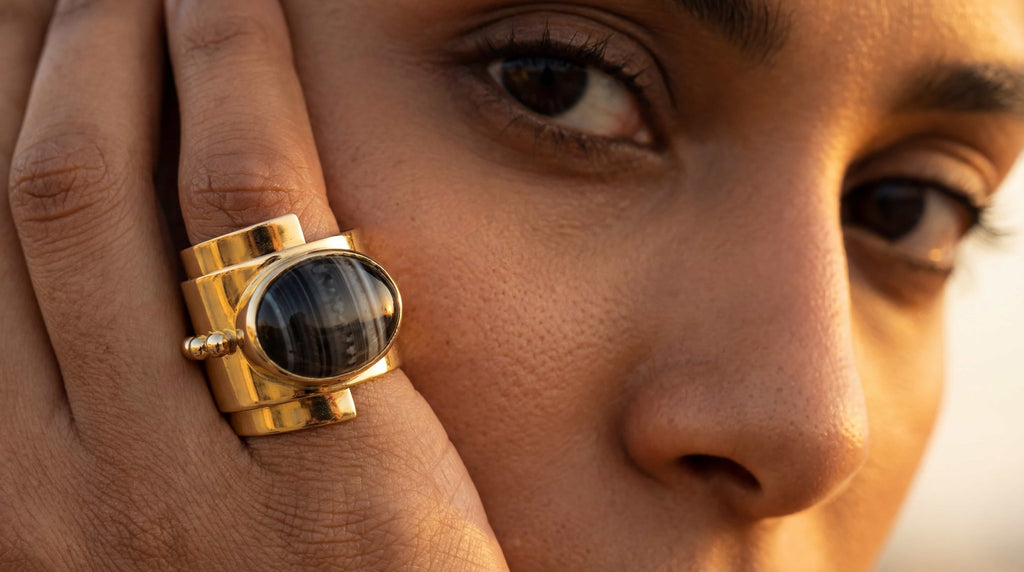 Bin Assaf BA-R-027-1 — Handmade Sterling Silver .925 Ring