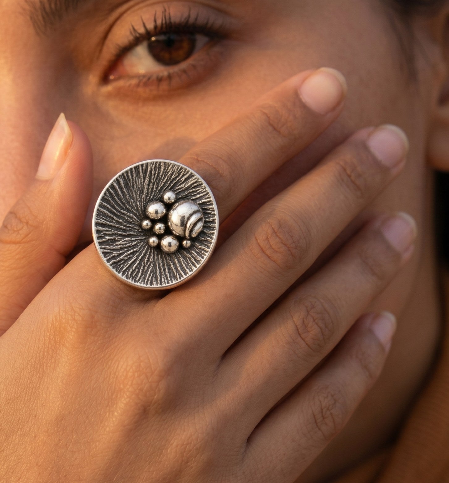Bin Assaf BA-R-028-1 — Handmade Sterling Silver .925 Ring